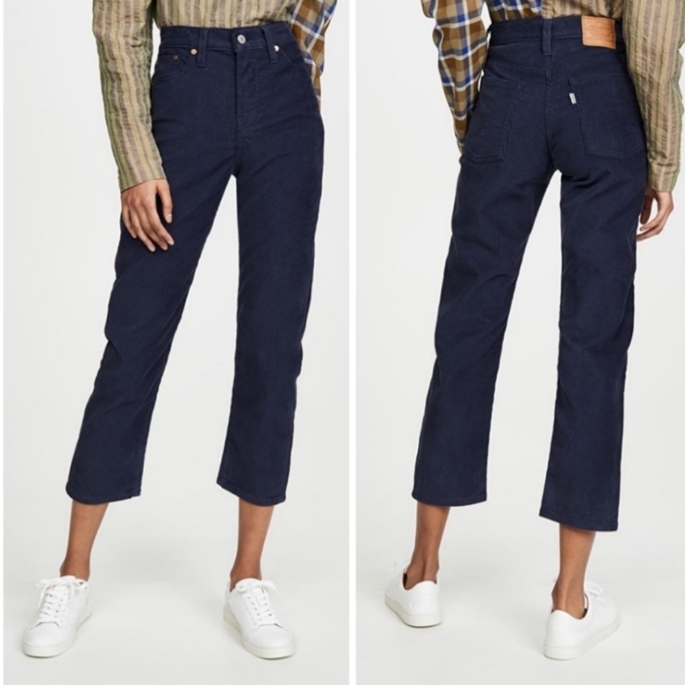 Levi's Navy Straight Leg Pants NWT